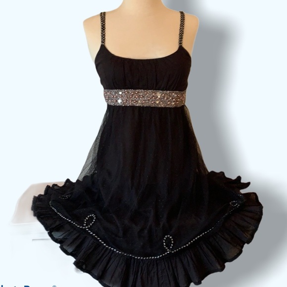 Free People Dresses & Skirts - Free People Boho Tulle Peplum Mini Dress New 8